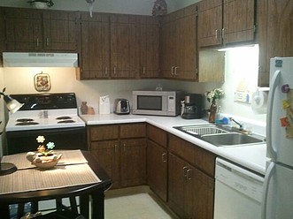 Our kitchens offer great cabinet & counter space